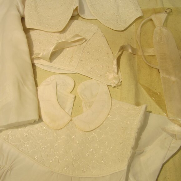 VTG 60'S PERIOD DRESS BOYS BAPTISM SET, 5 PCS, GREAT DOLL DRESS UP - Picture 5 of 9